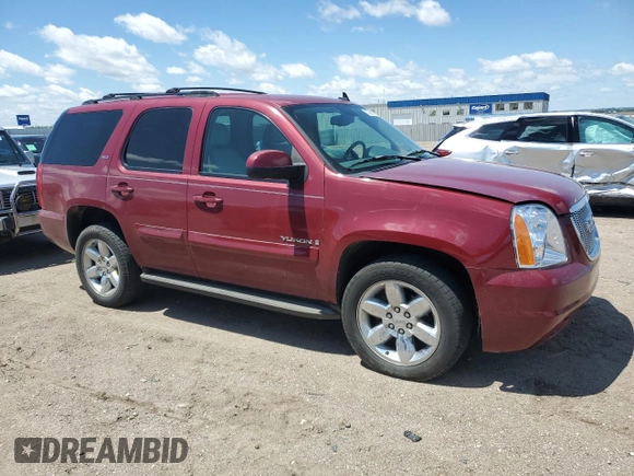 2007 GMC Yukon SLT z VIN 1GKFK13087J294570, wystawiony jako Copart lot #57968375 z przebiegiem 185 186 mil mil oraz Czysty tytuł • Clean title. Historia ofert i sprzedaży dostępna na DreamBid. Obrazek 4.