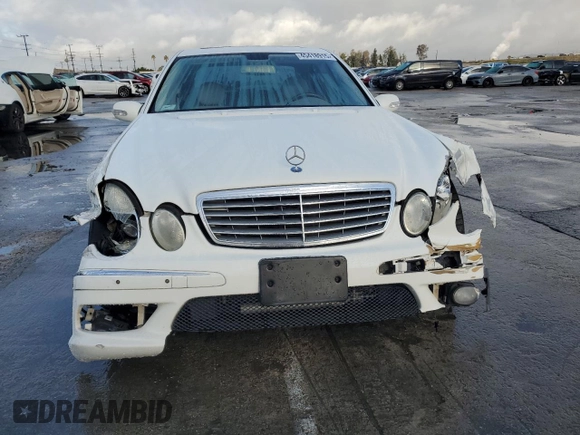 2005 Mercedes-Benz E 5.0L with VIN WDBUF70J25A729893, listed as a Copart auction lot 45418915 with 165,027 mi miles and Clean Title. Bid and sale history available at carsss.com. Image 5.