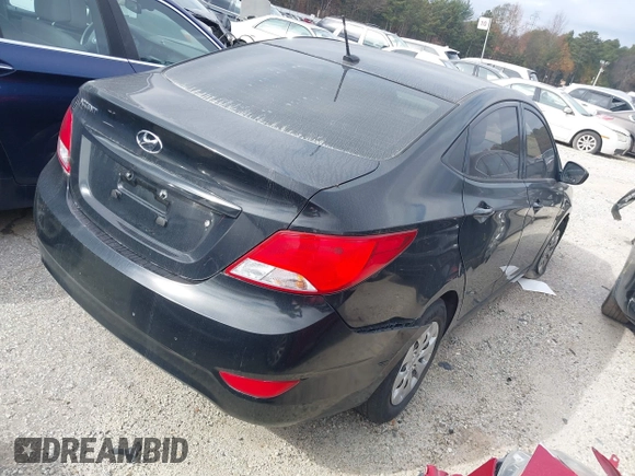 2017 Hyundai Accent SE with VIN KMHCT4AE0HU357796, listed as a IAAI auction lot 38133047 with 111,629 mi miles and . Bid and sale history available at carsss.com. Image 4.
