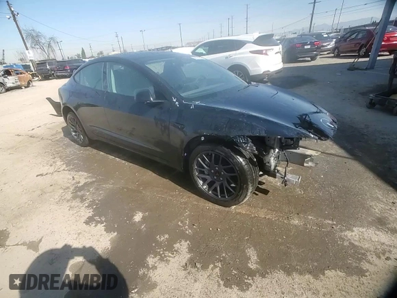 2025 Tesla Model 3 Long Range with VIN 5YJ3E1EA0SF902836, listed as a Copart auction lot 49674245 with 3,302 mi miles and Salvage Title. Bid and sale history available at DreamBid. Image 11.