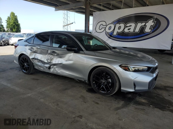 2025 Honda Civic Sport z VIN 2HGFE2F53SH549542, wystawiony jako Copart lot #54996415 z przebiegiem 5 000 mil mil oraz Szkoda całkowita • Salvage title. Historia ofert i sprzedaży dostępna na DreamBid. Obrazek 4.