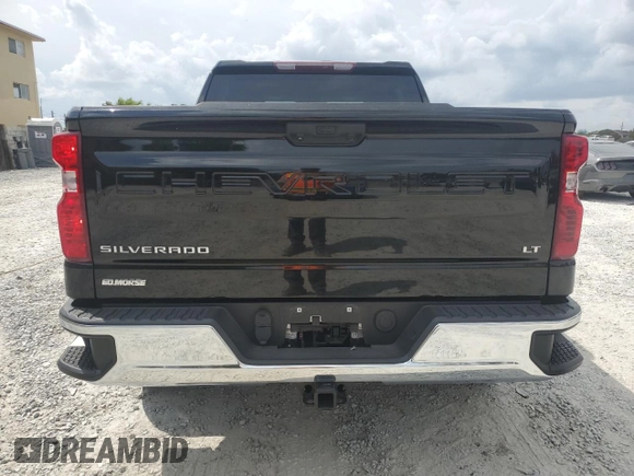 2022 Chevrolet Silverado 1500 LT with VIN 3GCPACEK2NG615059, listed as a Copart auction lot 48436815 with 42,131 mi miles and Salvage Title. Bid and sale history available at carsss.com. Image 6.