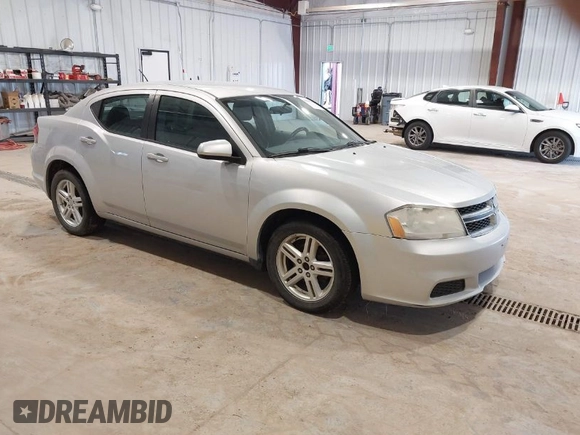 2012 Dodge Avenger SXT with VIN 1C3CDZCB5CN219812, listed as a IAAI auction lot 41928110 with 200,557 mi miles and . Bid and sale history available at carsss.com. Image 1.