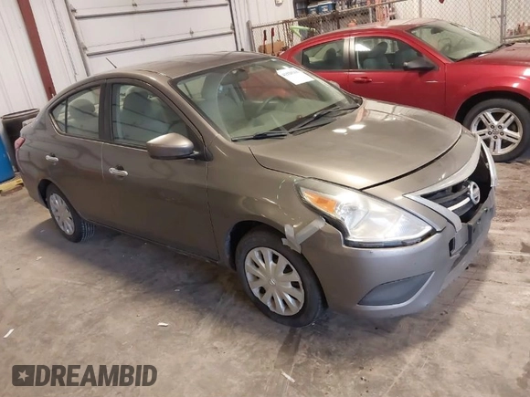 2016 Nissan Versa S with VIN 3N1CN7AP9GL805482, listed as a IAAI auction lot 41520215 with 150,427 mi miles. Bid and sale history available at carsss.com. Image 1.