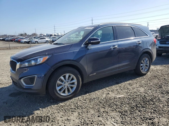 2018 Kia Sorento LX V6 with VIN 5XYPGDA57JG399755, listed as a Copart auction lot 47104185 with 84,085 mi miles and Salvage Title. Bid and sale history available at carsss.com. Image 1.
