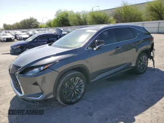 2022 Lexus RX with VIN JTJHGKFAXN2022736, listed as a Copart auction lot 53705284 with 24,642 mi miles and Salvage Title. Bid and sale history available at carsss.com. Image 1.