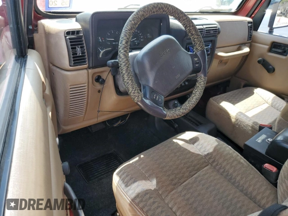 1999 Jeep Wrangler Sport with VIN 1J4FY19S8XP436667, listed as a Copart auction lot 59304544 with 167,747 mi miles and Clean Title. Bid and sale history available at carsss.com. Image 8.