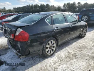 2006 Infiniti M with VIN JNKAY01F46M258912, listed as a Copart auction lot 89181105 with 191,140 mi miles and Salvage Title. Bid and sale history available at carsss.com. Image 3.