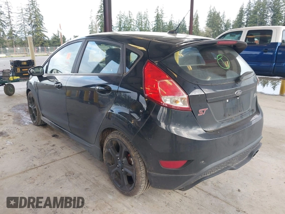 2019 Ford Fiesta ST with VIN 3FADP4GX1KM141348, listed as a IAAI auction lot 41903334 with 91,363 mi miles. Bid and sale history available at carsss.com. Image 3.