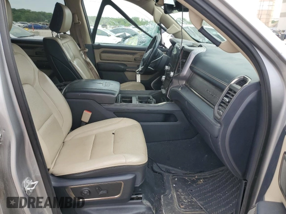 2019 Ram 1500 Limited with VIN 1C6SRFPT3KN700383, listed as a Copart auction lot 58071425 with Not provided miles and Salvage title. Bid and sale history available at DreamBid. Image 7.