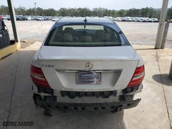 2012 Mercedes-Benz C-Class C 250 Sport with VIN WDDGF4HB5CR231413, listed as a Copart auction lot 51493025 with 117,493 mi miles and Salvage Title. Bid and sale history available at carsss.com. Image 6.