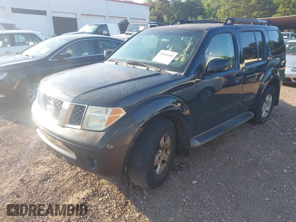 2007 Nissan Pathfinder SE with VIN 5N1AR18U87C643711, listed as a IAAI auction lot 42668160 with 330,981 mi miles and . Bid and sale history available at DreamBid. Image 2.
