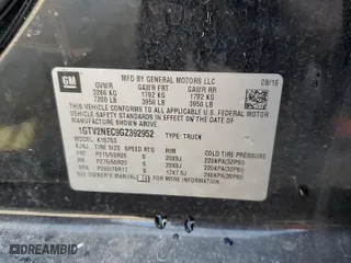 2016 GMC Sierra 1500 SLT with VIN 1GTV2NEC9GZ392952, listed as a Copart auction lot 71461064 with 103,767 mi miles and Salvage Title. Bid and sale history available at carsss.com. Image 12.