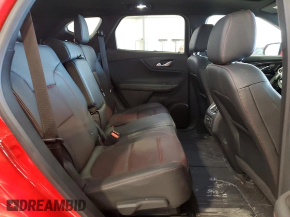 2021 Chevrolet Blazer RS with VIN 3GNKBKRS6MS565619, listed as a Copart auction lot 54439495 with 46,046 mi miles and Salvage title. Bid and sale history available at DreamBid. Image 12.