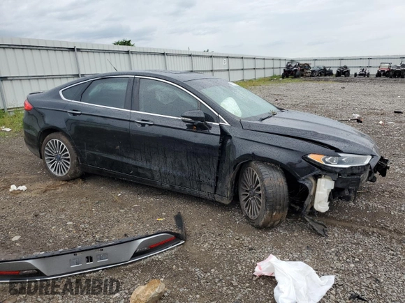 2018 Ford Fusion Titanium с VIN 3FA6P0K91JR183997, выставлен на аукционе Copart как лот 57717235 с пробегом 133 385 миль миль и Списание • Salvage title. История ставок и продаж доступна на DreamBid. Изображение 4.