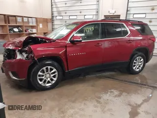 2019 Chevrolet Traverse LT Cloth z VIN 1GNEVGKW8KJ155191, wystawiony jako IAAI lot #41711343 z przebiegiem 202 711 mil mil oraz . Historia ofert i sprzedaży dostępna na DreamBid. Obrazek 2.