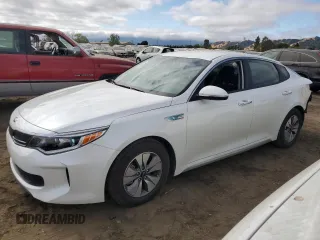 2017 Kia Optima Hybrid with VIN KNAGT4LC9H5004823, listed as a Copart auction lot 72748644 with 112,344 mi miles and Salvage Title. Bid and sale history available at carsss.com. Image 1.