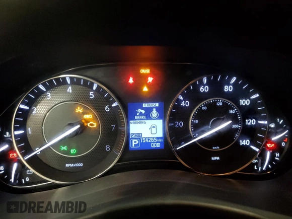 2018 Nissan Armada Platinum with VIN JN8AY2NE0J9730294, listed as a Copart auction lot 47524605 with 154,265 mi miles and Salvage Title. Bid and sale history available at carsss.com. Image 9.