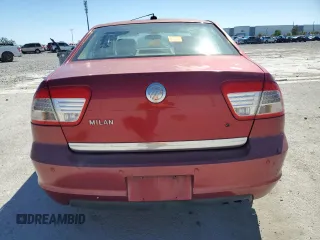 2008 Mercury Milan with VIN 3MEHM07ZX8R630954, listed as a Copart auction lot 48055455 with 282,410 mi miles and Salvage Title. Bid and sale history available at carsss.com. Image 6.