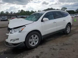 2012 Chevrolet Traverse 2LT z VIN 1GNKRJED4CJ377162, wystawiony jako Copart lot #59662024 z przebiegiem 143 914 mil mil oraz Szkoda całkowita • Salvage title. Historia ofert i sprzedaży dostępna na DreamBid. Obrazek 1.