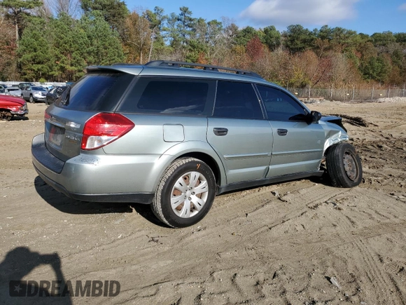 2009 Subaru Outback with VIN 4S4BP60C597341184, listed as a Copart auction lot 80293974 with 154,237 mi miles and Salvage Title. Bid and sale history available at carsss.com. Image 3.