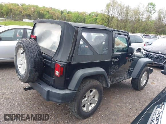 2010 Jeep Wrangler Sport with VIN 1J4AA2D10AL176363, listed as a IAAI auction lot 41955063 with 149,837 mi miles and . Bid and sale history available at carsss.com. Image 13.