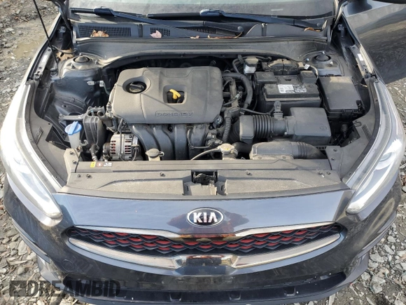 2020 Kia Forte GT-Line with VIN 3KPF34ADXLE168038, listed as a Copart auction lot 45873365 with 105,327 mi miles and Salvage Title. Bid and sale history available at carsss.com. Image 12.
