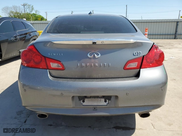 2013 Infiniti G37 Sedan Journey with VIN JN1CV6APXDM722462, listed as a Copart auction lot 52014355 with 121,332 mi miles and Salvage Title. Bid and sale history available at carsss.com. Image 6.