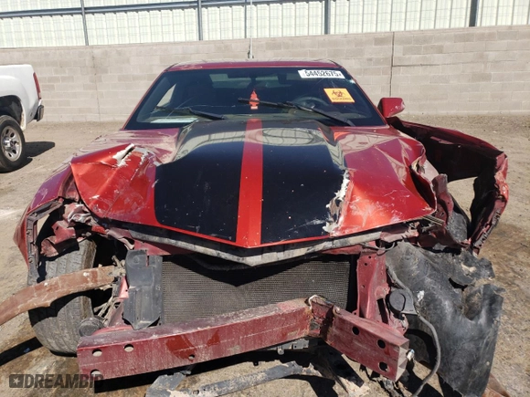 2014 Chevrolet Camaro LS with VIN 2G1FA1E3XE9187446, listed as a Copart auction lot 54452675 with 0 mi miles and Salvage Title. Bid and sale history available at carsss.com. Image 5.