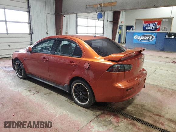 2009 Mitsubishi Lancer with VIN JA3AU86W39U023800, listed as a Copart auction lot 51234585 with 169,917 mi miles and Salvage Title. Bid and sale history available at DreamBid. Image 2.