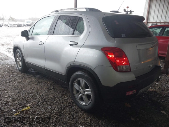 2015 Chevrolet Trax LT with VIN KL7CJLSB1FB082471, listed as a IAAI auction lot 41442413 with 91,520 mi miles. Bid and sale history available at carsss.com. Image 3.