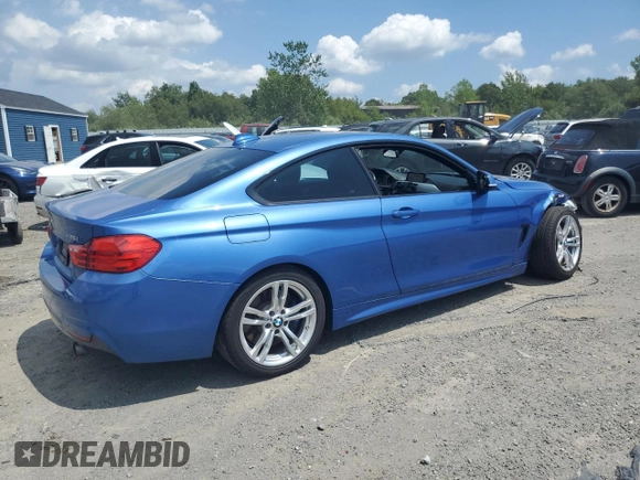 2014 BMW 4 Series 435i z VIN WBA3R1C58EK190171, wystawiony jako Copart lot #63783955 z przebiegiem Nie podano mil oraz Czysty tytuł • Clean title. Historia ofert i sprzedaży dostępna na DreamBid. Obrazek 3.