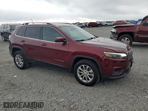 2019 Jeep Cherokee Latitude with VIN 1C4PJMCB3KD210488, listed as a Copart auction lot 59630925 with 151,312 mi miles and Salvage title. Bid and sale history available at DreamBid. Image 4.