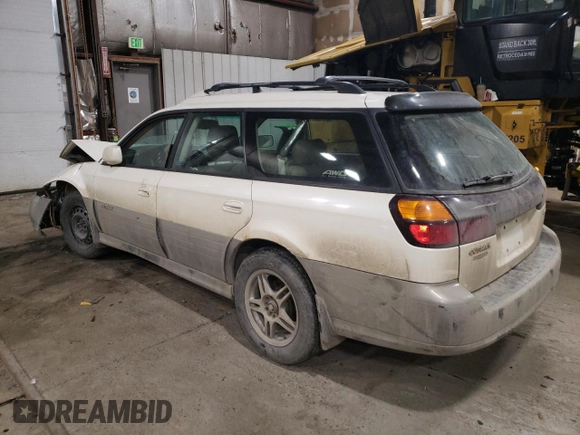 2003 Subaru Legacy Outback Limited with VIN 4S3BH686837651627, listed as a Copart auction lot 87084624 with Not provided miles and Salvage title. Bid and sale history available at DreamBid. Image 2.