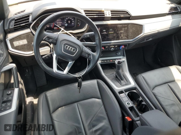 2023 Audi Q3 S line Premium Plus with VIN WA1EECF39P1068693, listed as a Copart auction lot 58210425 with 29,088 mi miles and Salvage title. Bid and sale history available at DreamBid. Image 8.