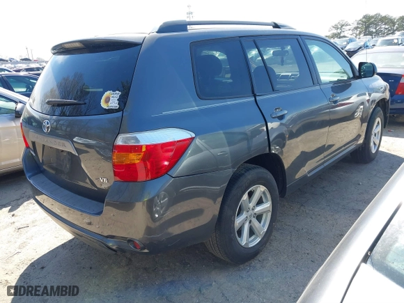 2008 Toyota Highlander with VIN JTEDS41A782051887, listed as a IAAI auction lot 41855008 with 127,015 mi miles. Bid and sale history available at carsss.com. Image 4.