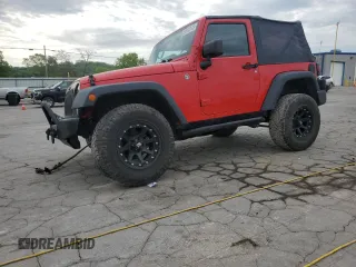 2015 Jeep Wrangler Sport with VIN 1C4AJWAG6FL715453, listed as a Copart auction lot 53686145 with 88,504 mi miles and Salvage Title. Bid and sale history available at DreamBid. Image 1.