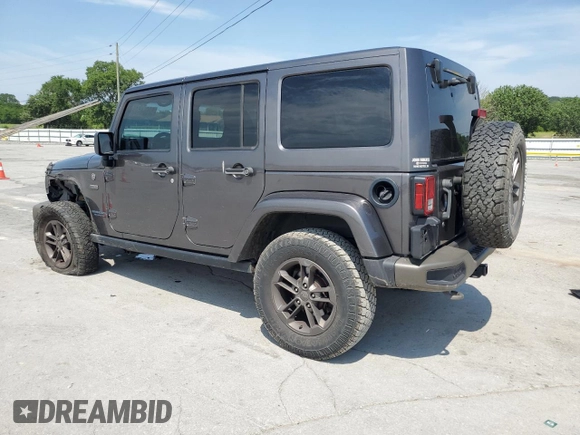 2016 Jeep Wrangler Unlimited Sahara with VIN 1C4BJWEG6GL212733, listed as a Copart auction lot 62664445 with 114,004 mi miles and Salvage title. Bid and sale history available at DreamBid. Image 2.