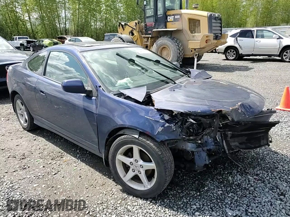 2002 Acura RSX Manual with VIN JH4DC53892C030685, listed as a Copart auction lot 54109295 with 288,737 mi miles and Salvage Title. Bid and sale history available at carsss.com. Image 14.