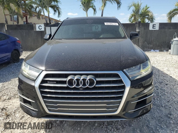 2017 Audi Q7 Premium Plus with VIN WA1LAAF73HD023601, listed as a Copart auction lot 55184215 with 73,379 mi miles and Clean Title. Bid and sale history available at DreamBid. Image 5.