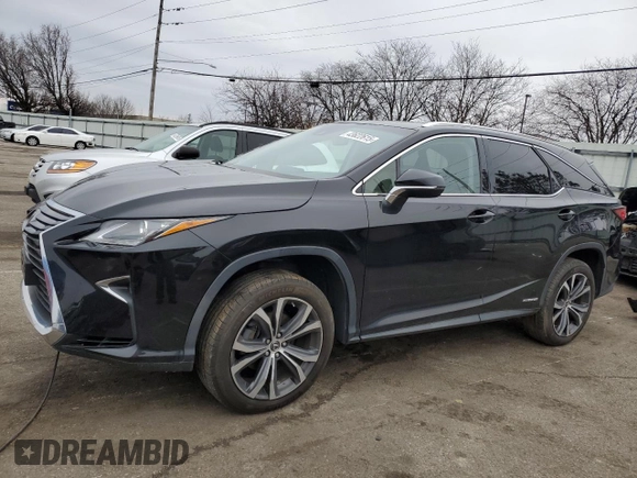 2018 Lexus RX with VIN JTJDGKCA7J2002652, listed as a Copart auction lot 43622615 with 80,374 mi miles and Salvage Title. Bid and sale history available at carsss.com. Image 1.