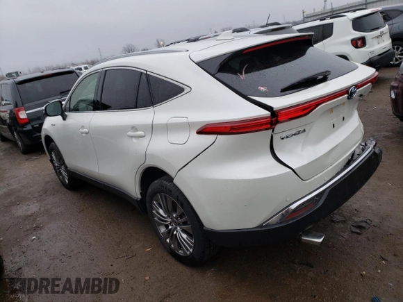 2021 Toyota Venza LE with VIN JTEAAAAH2MJ019463, listed as a Copart auction lot 36629043 with 0 mi miles. Bid and sale history available at carsss.com. Image 2.