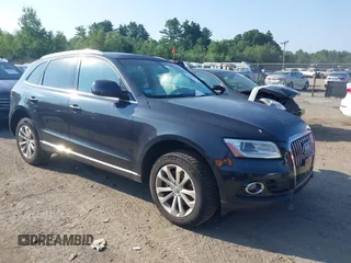 2015 Audi Q5 Premium Plus with VIN WA1LFAFP9FA144987, listed as a IAAI auction lot 42717013 with 105,809 mi miles and . Bid and sale history available at DreamBid. Image 1.