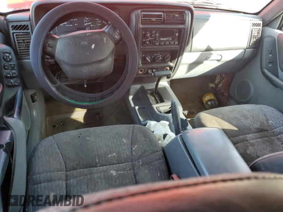 1997 Jeep Cherokee Sport with VIN 1J4FT68S6VL600838, listed as a Copart auction lot 88956065 with 0 mi miles and Salvage Title. Bid and sale history available at carsss.com. Image 8.
