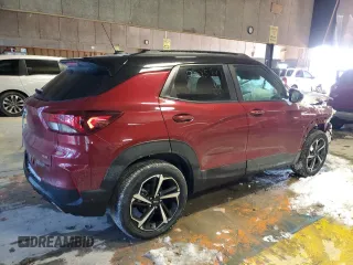 2023 Chevrolet TrailBlazer RS with VIN KL79MUSL8PB202574, listed as a Copart auction lot 46428005 with 11,039 mi miles and Salvage Title. Bid and sale history available at DreamBid. Image 3.