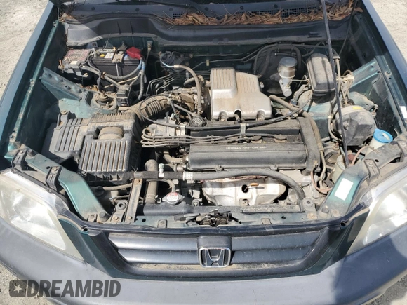 2001 Honda CR-V EX with VIN JHLRD176X1S009101, listed as a Copart auction lot 52637395 with 194,514 mi miles and Salvage Title. Bid and sale history available at carsss.com. Image 12.