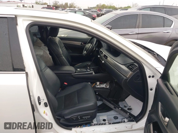 2013 Lexus GS 350 with VIN JTHBE1BL9D5025493, listed as a IAAI auction lot 41745485 with 117,528 mi miles. Bid and sale history available at carsss.com. Image 5.
