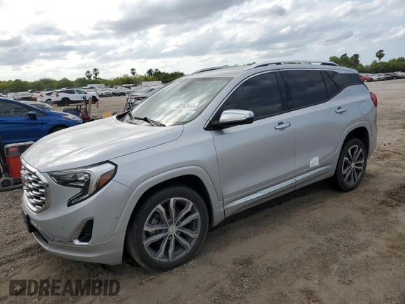 2019 GMC Terrain Denali z VIN 3GKALSEXXKL193300, wystawiony jako Copart lot #53162665 z przebiegiem 94 568 mil mil oraz Szkoda całkowita • Salvage title. Historia ofert i sprzedaży dostępna na DreamBid. Obrazek 1.