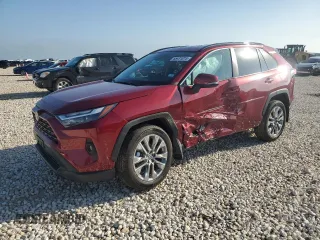 2024 Toyota RAV4 XLE Premium with VIN 2T3C1RFV0RW363991, listed as a Copart auction lot 55431015 with 6,822 mi miles and Salvage title. Bid and sale history available at DreamBid. Image 1.