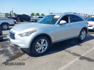 2013 Infiniti FX with VIN JN8CS1MU9DM142005, listed as a IAAI auction lot 42418388 with 81,715 mi miles and . Bid and sale history available at DreamBid. Image 2.
